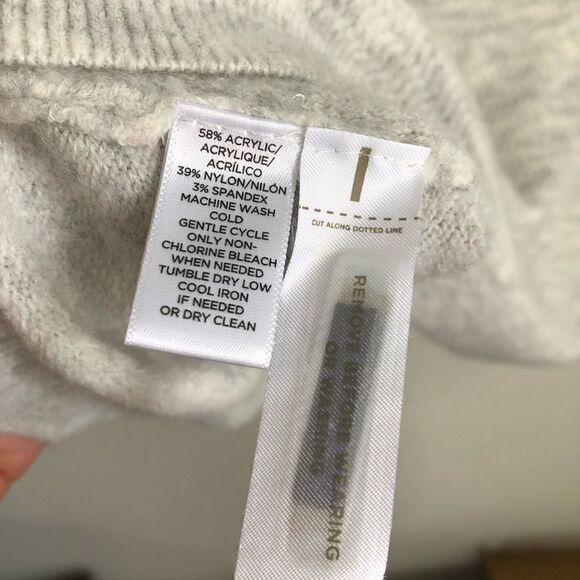 Ann Taylor Loft Grey bell sleeve melange Sweater - Picture 12 of 14